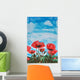 Painting Red Poppies and Wall Decal