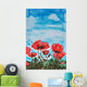 Painting Red Poppies and Wall Decal