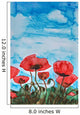 Painting Red Poppies and Wall Decal