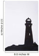 Lighthouse Rock Wall Decal