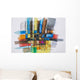 Painting Colorful Grid Wall Decal