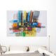 Painting Colorful Grid Wall Decal