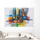 Painting Colorful Grid Wall Decal