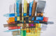 Painting Colorful Grid Wall Decal