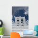 Whitewashed Bell Tower and Wall Decal