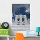 Whitewashed Bell Tower and Wall Decal