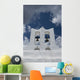 Whitewashed Bell Tower and Wall Decal
