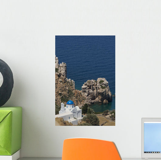 Blue Domed Church Water's Wall Decal