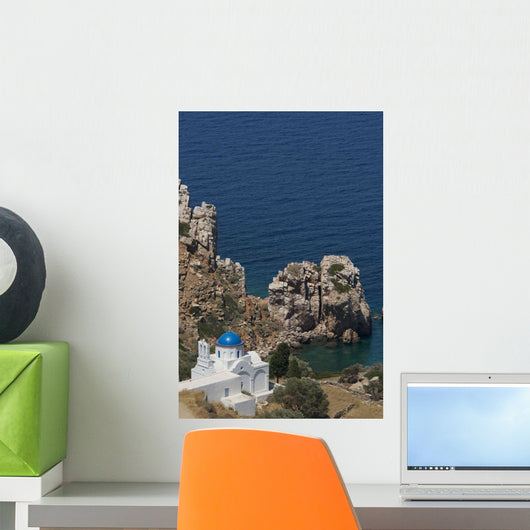 Blue Domed Church Water's Wall Decal