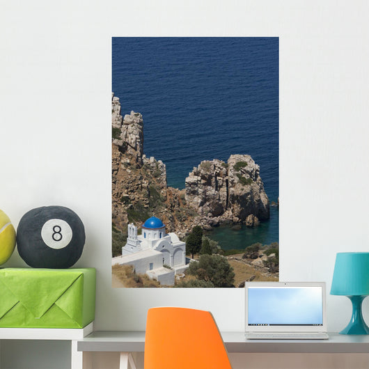 Blue Domed Church Water's Wall Decal