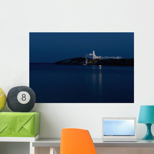 Chrysopiyi Monastery Southeastern Sifnos Wall Decal Design 1