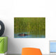 Hippo Peeking out from Wall Decal