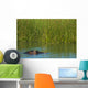 Hippo Peeking out from Wall Decal