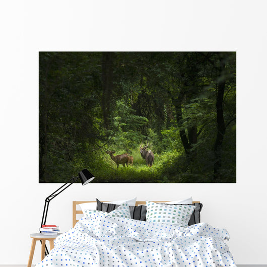 Male with Two Female Wall Decal