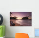 Dugout Canoe Small Beach Wall Decal Design 3