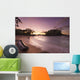 Dugout Canoe Small Beach Wall Decal Design 3
