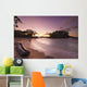 Dugout Canoe Small Beach Wall Decal Design 3