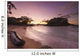Dugout Canoe Small Beach Wall Decal Design 3