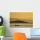 Silhouette Fishermen Wall Decal