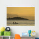Silhouette Fishermen Wall Decal