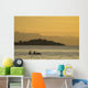 Silhouette Fishermen Wall Decal