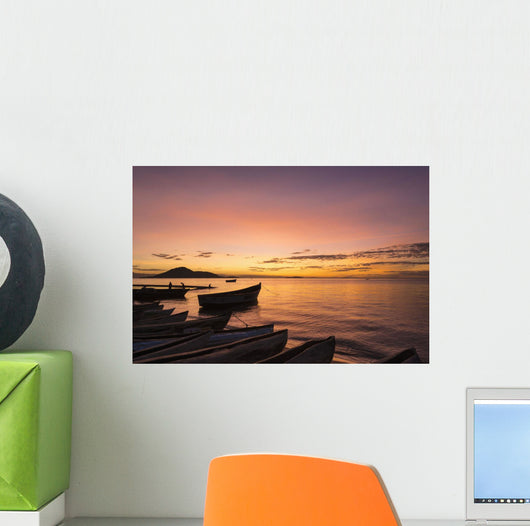 Fishing Boats Dusk Cape Wall Decal