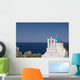 Blue Domed Church Panayia Wall Decal Design 2