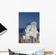 Blue Domed Church Panayia Wall Decal Design 1