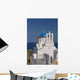 Blue Domed Church Panayia Wall Decal Design 1