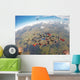 Skydiving people team work Wall Mural