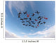 Skydiving people low angle view Wall Mural