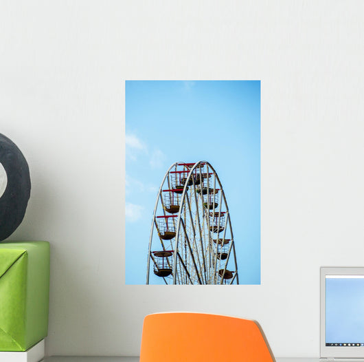 Ferris Wheel Central Pier Wall Decal Design 2