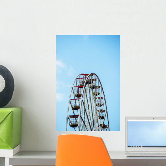 Ferris Wheel Central Pier Wall Decal Design 2