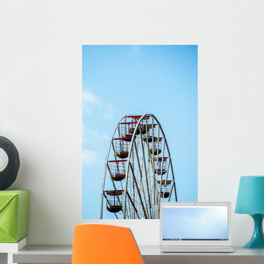 Ferris Wheel Central Pier Wall Decal Design 2