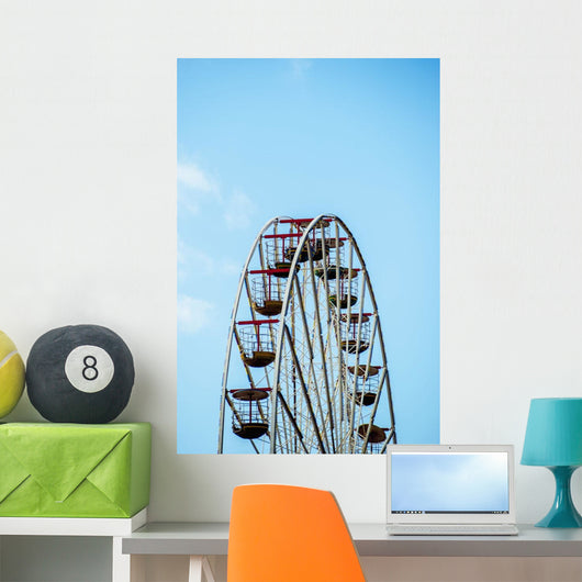 Ferris Wheel Central Pier Wall Decal Design 2