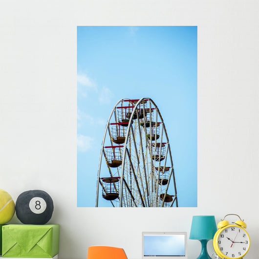 Ferris Wheel Central Pier Wall Decal Design 2