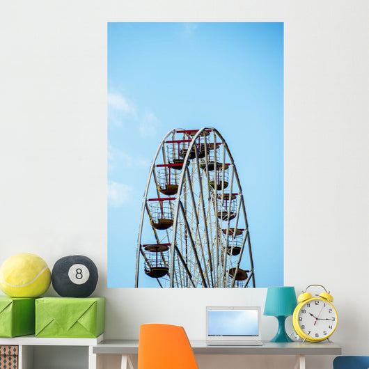 Ferris Wheel Central Pier Wall Decal Design 2