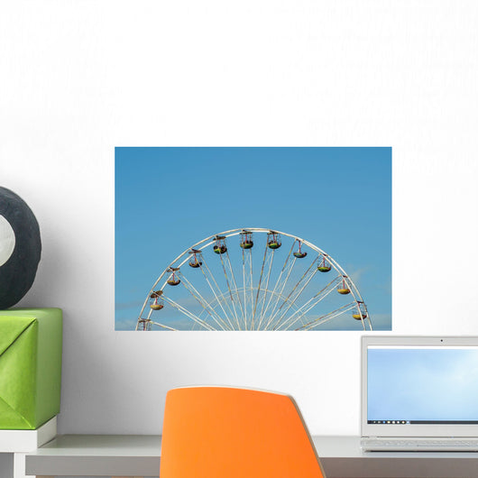 Ferris Wheel Central Pier Wall Decal Design 1