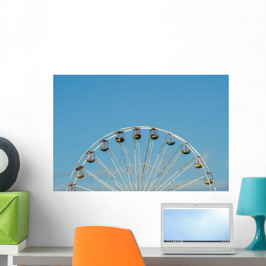 Ferris Wheel Central Pier Wall Decal Design 1