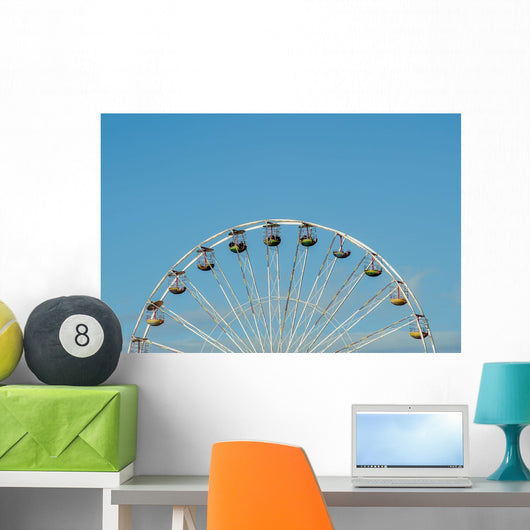 Ferris Wheel Central Pier Wall Decal Design 1