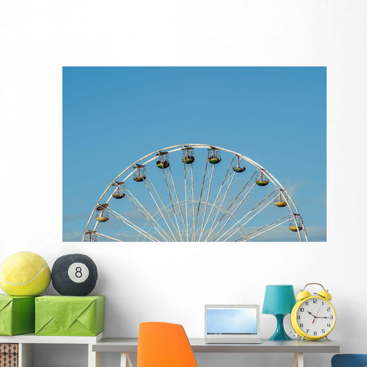 Ferris Wheel Central Pier Wall Decal Design 1