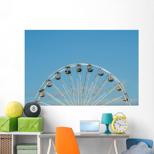 Ferris Wheel Central Pier Wall Decal Design 1