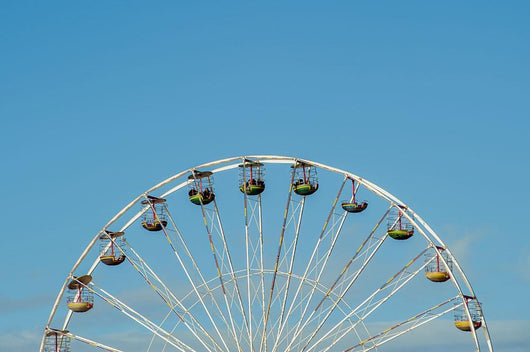 Ferris Wheel Central Pier Wall Decal Design 1