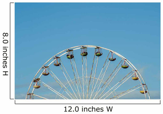 Ferris Wheel Central Pier Wall Decal Design 1