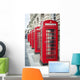 Telephone Boxes Row Wall Decal Design 2