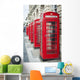 Telephone Boxes Row Wall Decal Design 2