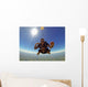 Skydiving Tandem Friends against Wall Mural