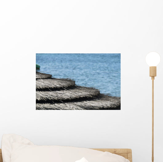 Architectural Details Thatched Roof Wall Decal