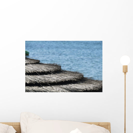 Architectural Details Thatched Roof Wall Decal