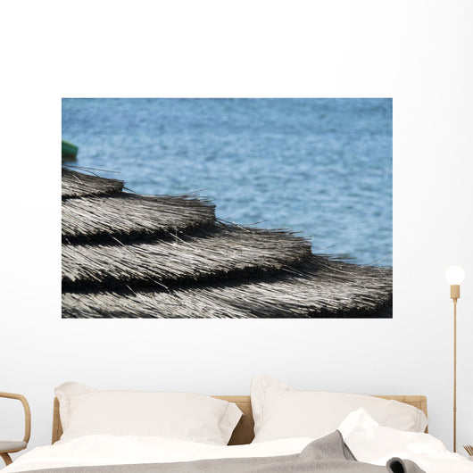 Architectural Details Thatched Roof Wall Decal